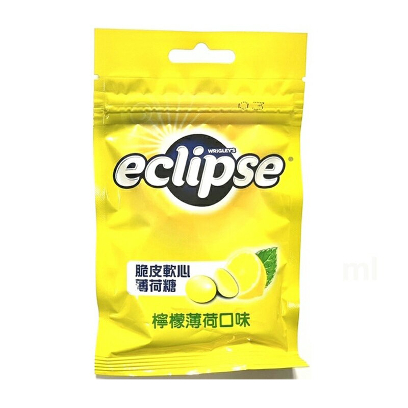 eclipse 脆皮軟心糖-檸檬34g【康鄰超市】