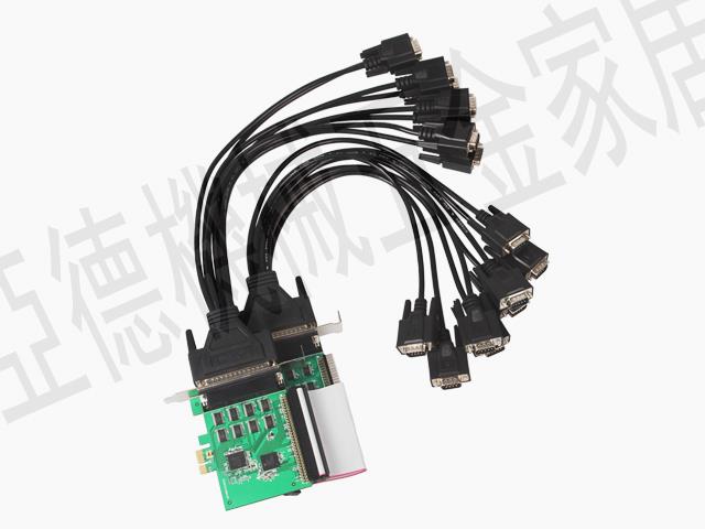 工業級多串口卡PCI-E轉串口卡16個RS232信號埠9針COM擴充套件卡【亞德機械五金家居】