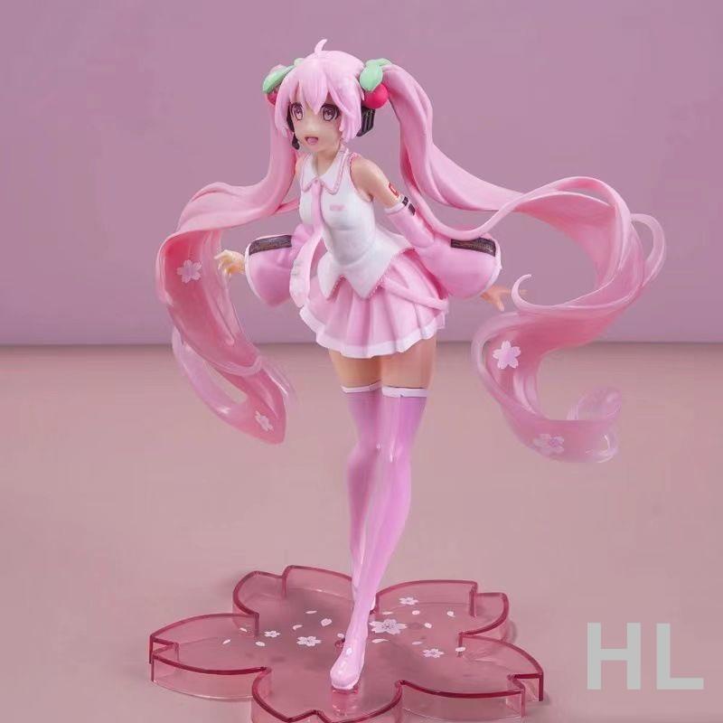 華隆興盛 初音未來手辦櫻花兔耳公主殿下動漫二次元美少女周邊模型擺件玩偶