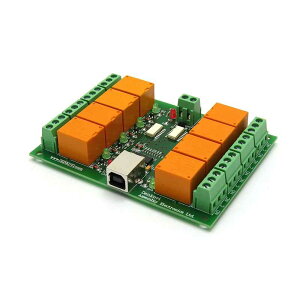 Denkovi USB 8 Channel 自動化繼電器板 12VDC Relay Board for Automation B06WLL6VZN [2美國直購]