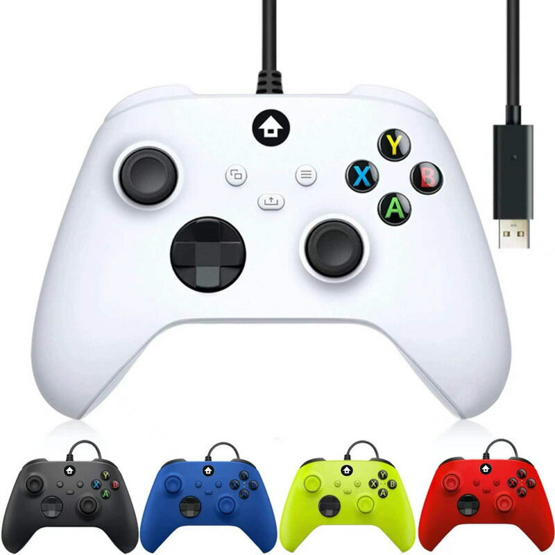 8適用於新款XboxSeries有線手柄 帶耳機孔Xboxone主機電腦通用手