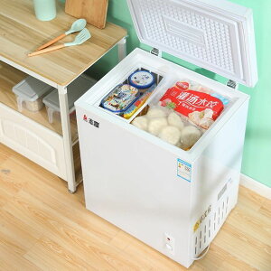 冷凍櫃 志高冰柜小型家用宿舍冷凍冷藏兩用單門冰箱臥式冷凍冰柜