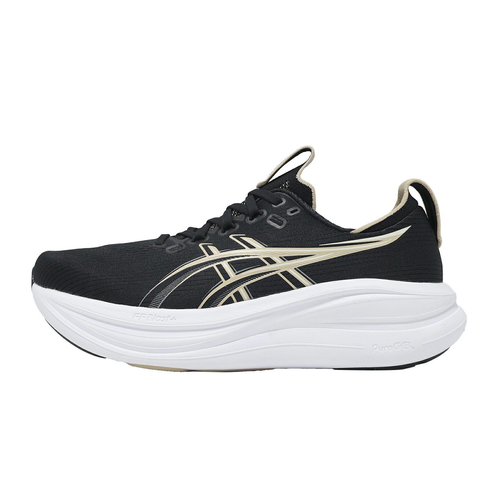 Asics 亞瑟士 慢跑鞋 GEL-Nimbus 28 2E 寬楦 男鞋 黑 白 緩震 運動鞋 1011C144002