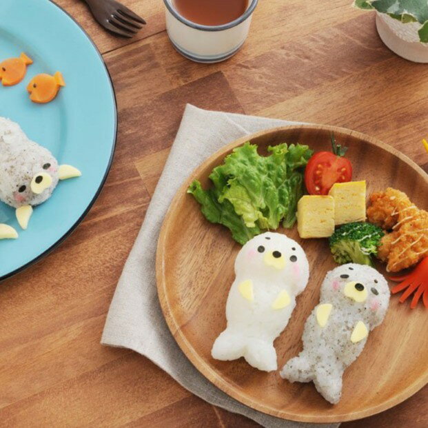 日本 ARNEST 可愛 海豹 造型 飯糰 壓模 模型 飯糰DIY 親子創意料理 1組