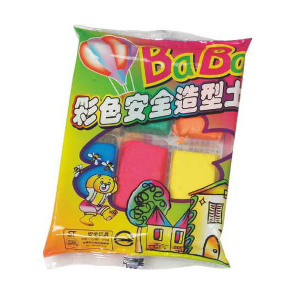 巨倫 貝貝六色黏土 /包 A-W3034【APP滿額下單4%點數(單一帳號最高1000點)】7/31止