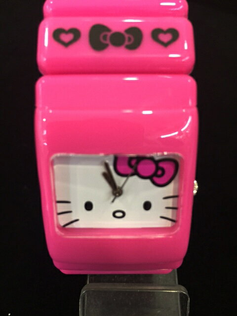 【震撼精品百貨】Hello Kitty 凱蒂貓-手錶-方形-桃色【共1款】 震撼日式精品百貨