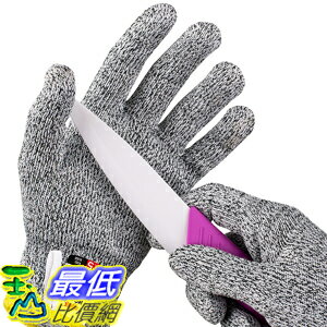 107美國直購] 防切手套防割手套NoCry Cut Resistant Gloves with Grip Dots for Kids High  Performance Level 5 Protection, 玉山最低比價網直營店