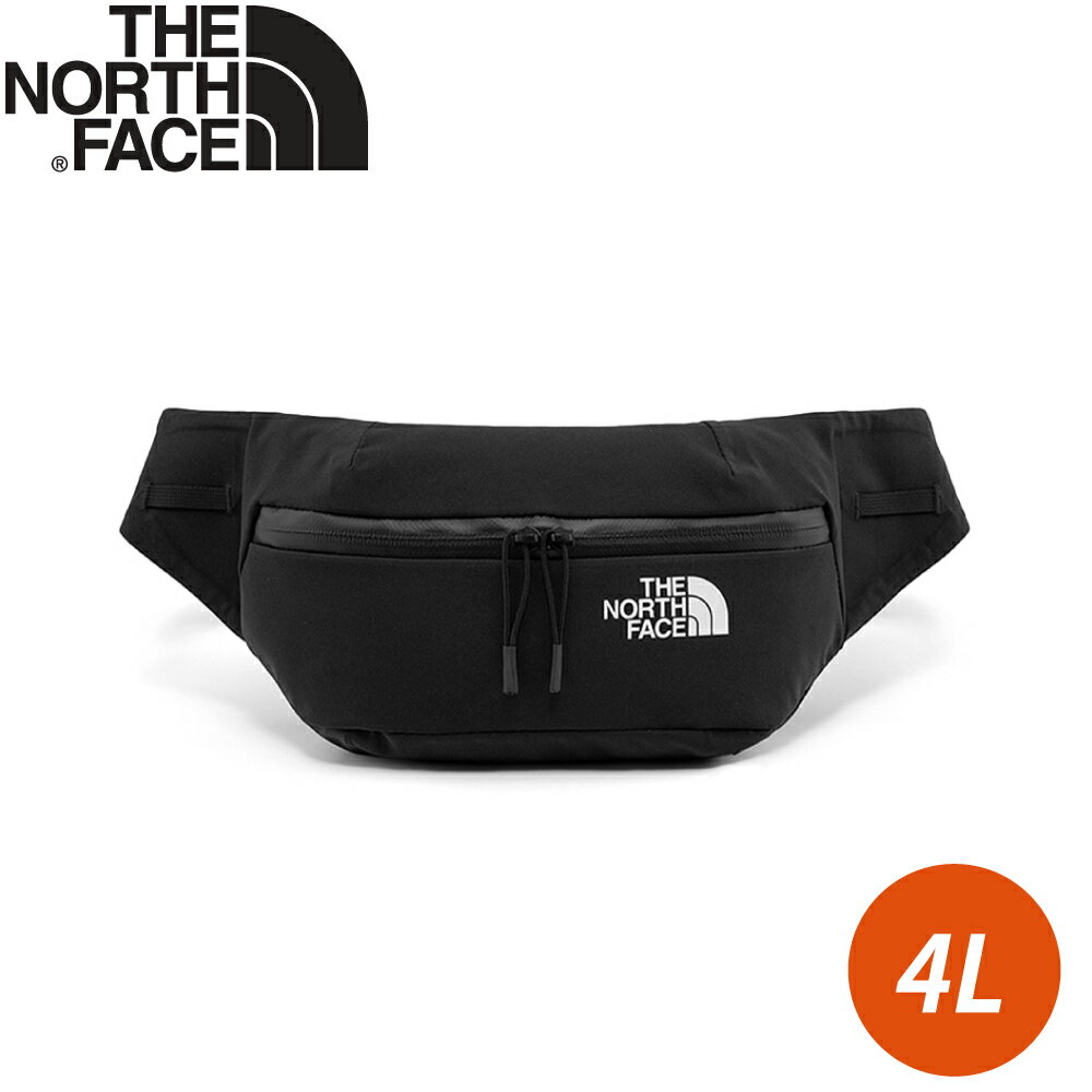 【The North Face 4L 簡約休閒戶外腰包《黑》】52CS/小包/側背包/休閒腰包/多功能腰包