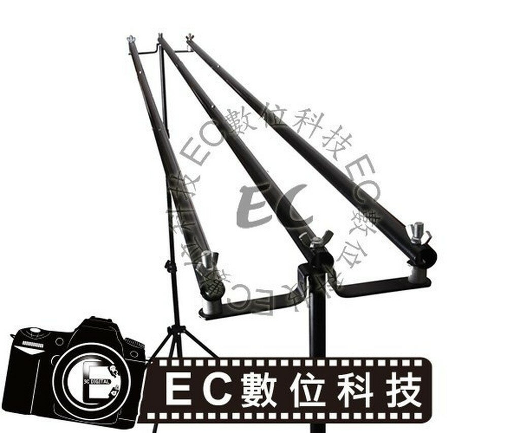 【EC數位】三軸背景架  2x2米 背景支架 3橫桿 人像背景架 攝影背景架