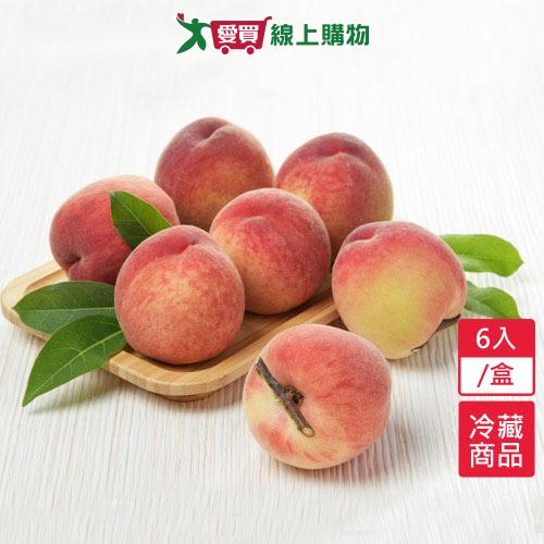拉拉山水蜜桃6入/盒【愛買冷藏】