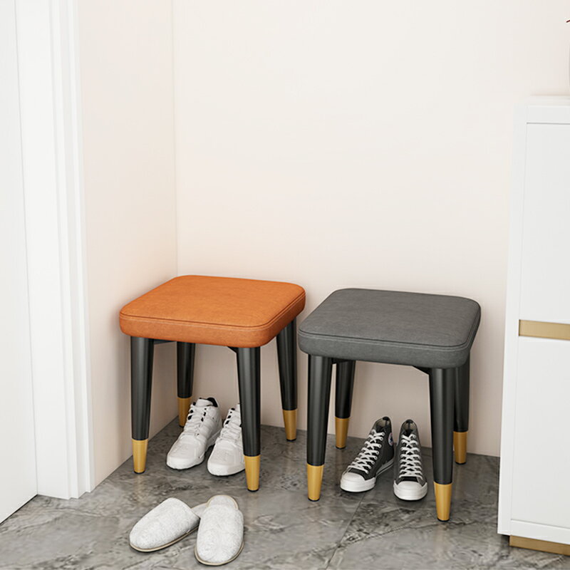 家用凳子輕奢換鞋凳可疊放茶幾沙發方板凳創意椅子客廳門口小矮凳