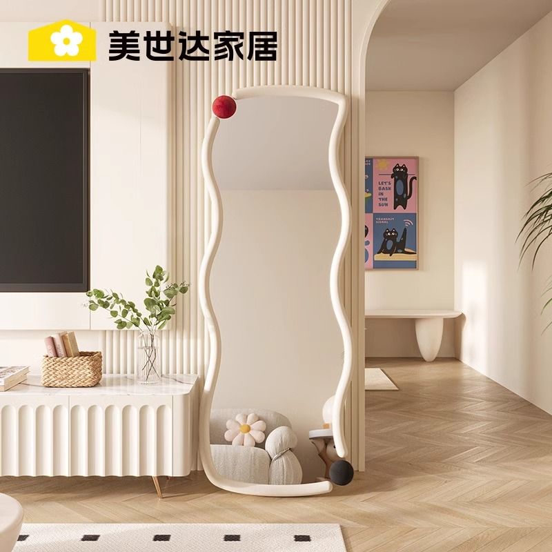 工廠直銷 鏡子 立鏡 穿衣鏡 全身鏡 鏡子 美世達鏡子網紅ins全身鏡掛墻家用穿衣鏡風試衣鏡女生臥室落地鏡特惠/開立發票 全館八折 售後八折 特價 m1218