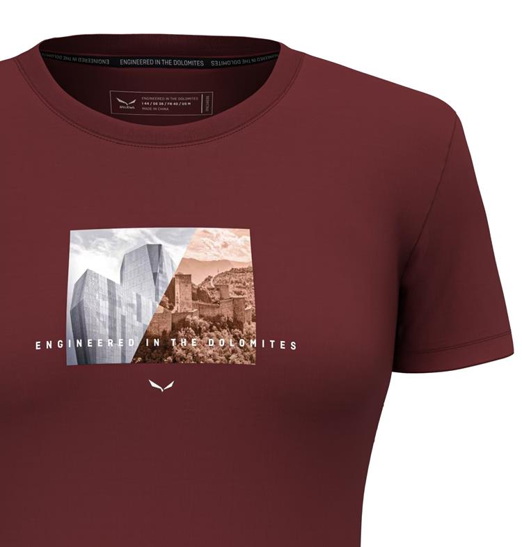 SALEWA Pure Design Dry T-Shirt W. Maglietta Donna