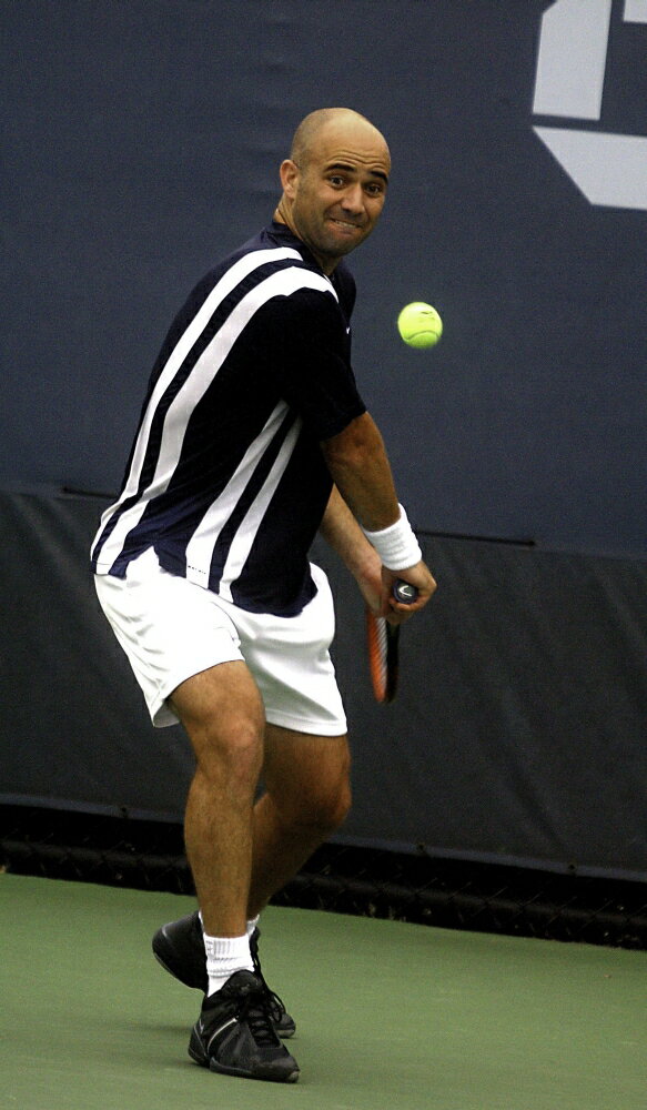 andre agassi us open 2006