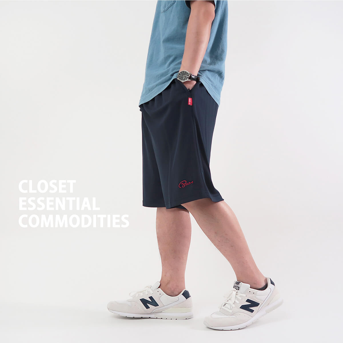 加大尺碼吸濕排汗運動短褲 拉鍊口袋台灣製運動褲 排汗速乾短褲 球褲 大尺碼男裝 機能纖維彈性短褲 休閒短褲 Big_And_Tall Made In Taiwan Sport Shorts Track Shorts Running Shorts Short Pants (310-2613-08)深藍色、(310-2613-21)黑色、(310-2613-22)深灰色 4L 5L(腰圍:38~56英吋) 男 [實體店面保障] sun-e 2