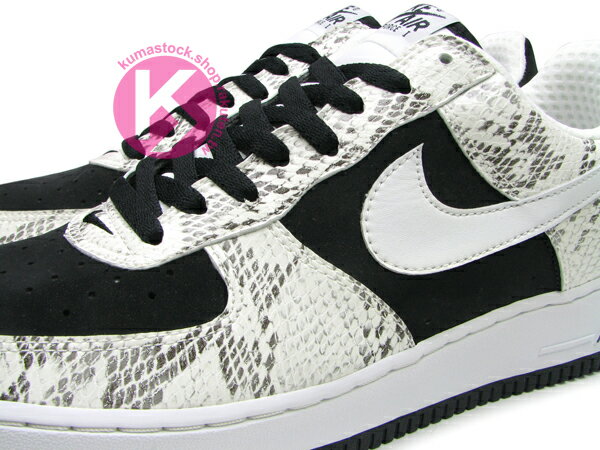 2006 絕跡入荷NIKE AIR FORCE 1 ONE PREMIUM 黑白蛇黑蛇AF (312945-001