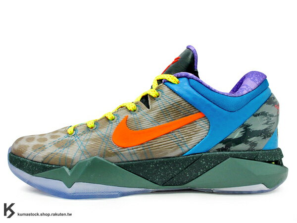 2012年 NBA 限量發售 合體特別版 NIKE ZOOM KOBE VII 7 SYSTEM WHAT THE KOBE 掠食者 大集合 毒蛙  獵豹 鯊魚 灰狼 黑曼巴蛇 低統 卡其色 Kobe Bryant 代言 籃球鞋 PLAY FAST 鞋墊搭載前、後 ZOOM AIR