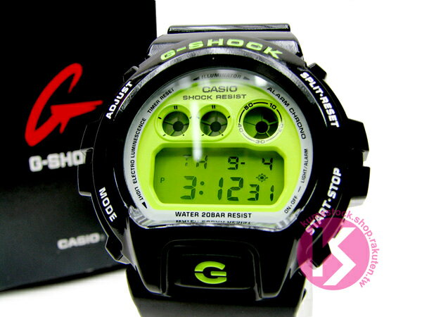 Kumastock特別入荷CASIO G-SHOCK ” Crazy Color系列” DW-6900CS-1 黑綠