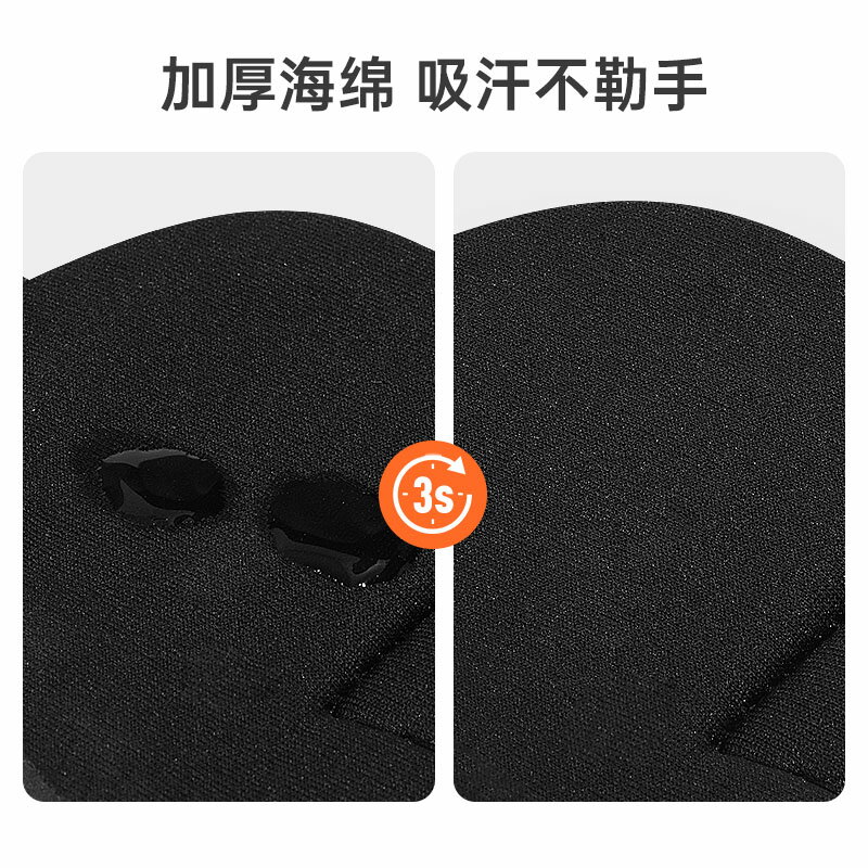 李寧牛皮助力帶硬拉引體向上握力帶健身手套男護掌護腕女輔助借力