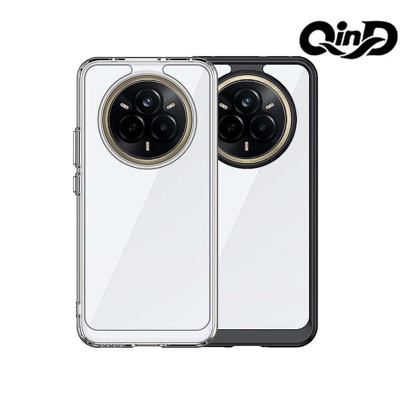 手機殼 防摔殼 QinD realme 14 Pro 5G 雙料太空殼 手機殼 保護套 雙料殼 軟邊 硬背板 不發黃【愛瘋潮】