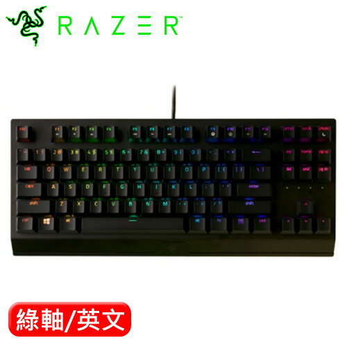 Razer 雷蛇 BlackWidow V3 TKL 黑寡婦 電競鍵盤 綠軸