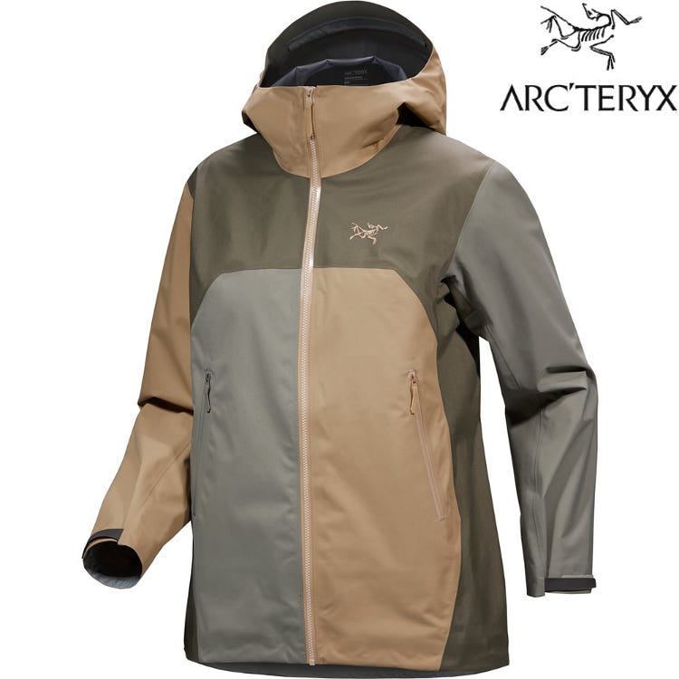 特價優惠 Arc'teryx 始祖鳥 Beta 女款 Gore Tex 防水外套/風雨衣/登山雨衣 X000009239 帆布棕/糧草綠/龍紋綠 Canvas/Forage/Tatsu