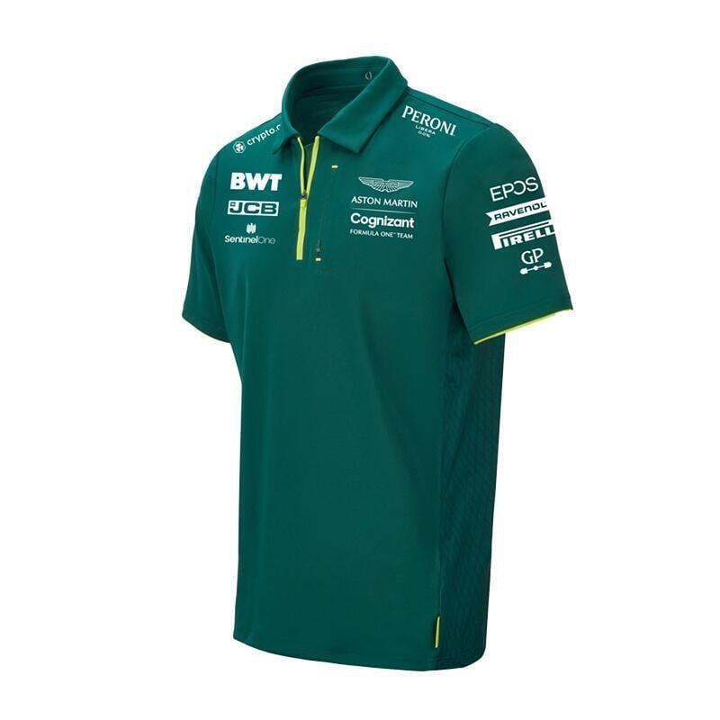 【川澤百貨】新款阿斯頓馬丁Aston Martin車隊f1賽車服T恤短袖polo衫衣服定製隊服周邊