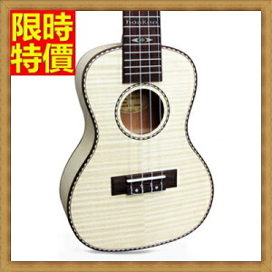 烏克麗麗ukulele-23吋虎紋楓木合板夏威夷吉他四弦琴弦樂器69x27【獨家進口】【米蘭精品】