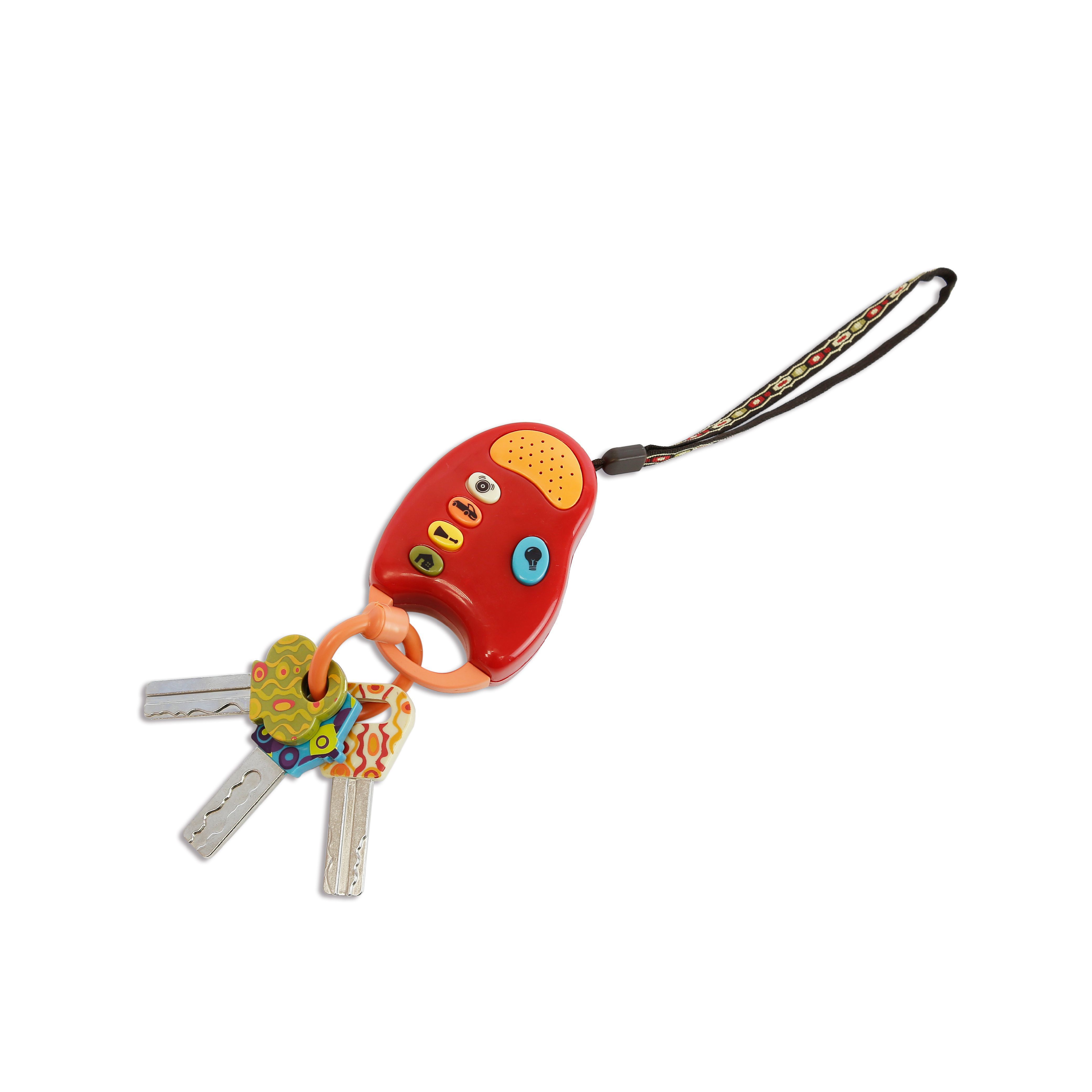 【愛吾兒】美國 B.Toys 快樂的鎖匙-番茄紅(BX1204Z)