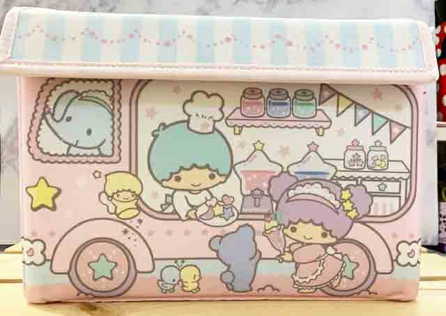 【震撼精品百貨】Little Twin Stars KiKi&LaLa 雙子星小天使 三麗鷗可折收納箱*47375 震撼日式精品百貨