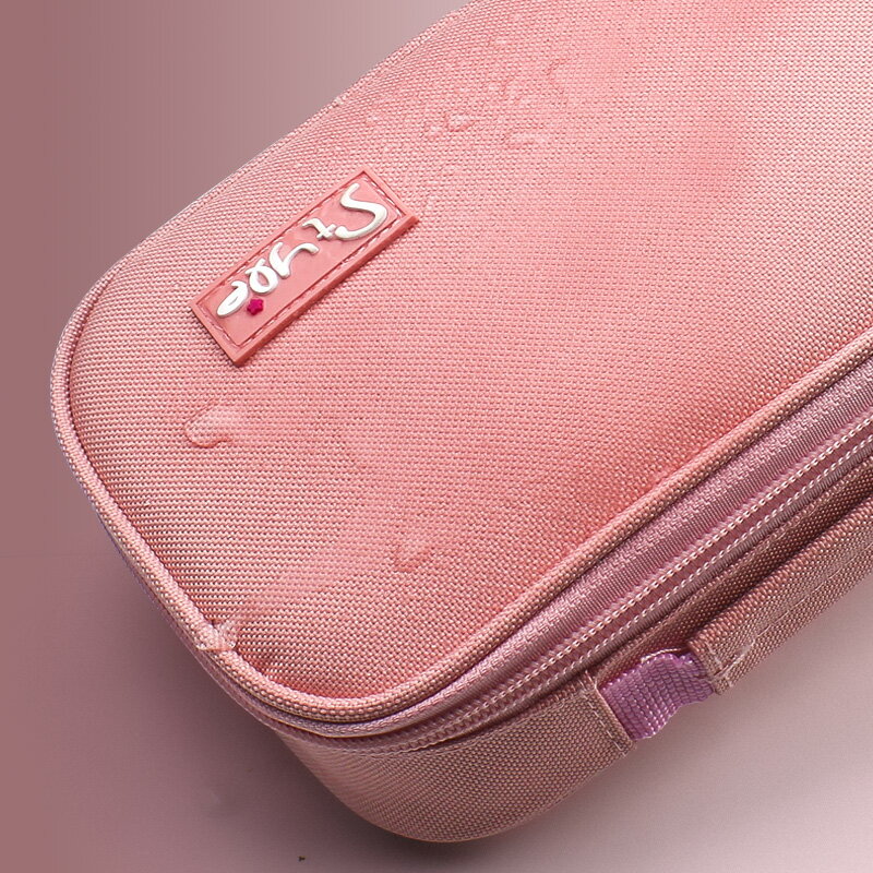 大容量筆袋女日系初中高中生韓版化妝刷手賬便簽收納彩鉛筆文具盒 3