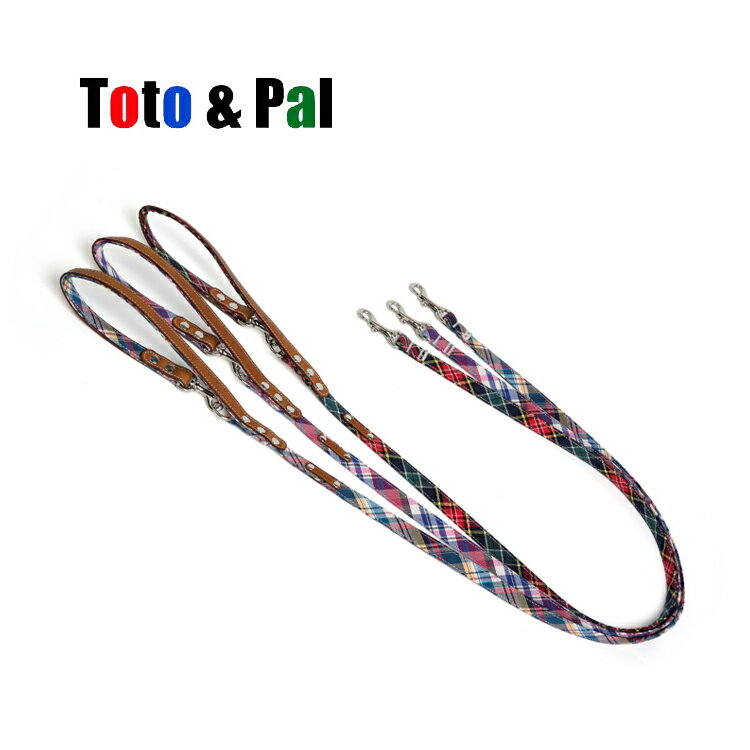 Toto&Pal 復古格紋系列牽繩 (預購)