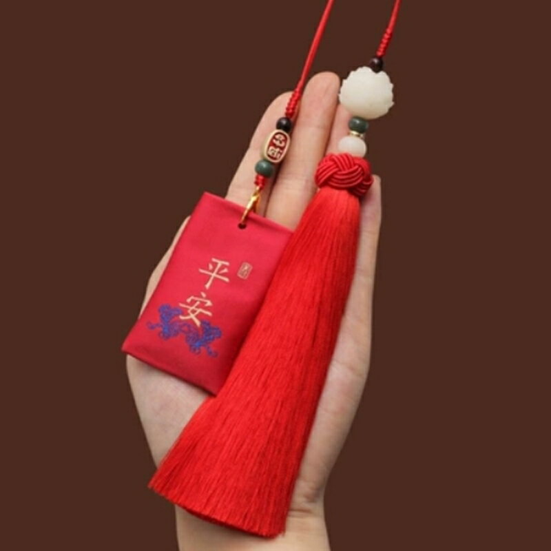 【巴黎精品】汽車掛飾車內吊墜-福袋菩提根蓮花流蘇汽車內飾5色a1bp91