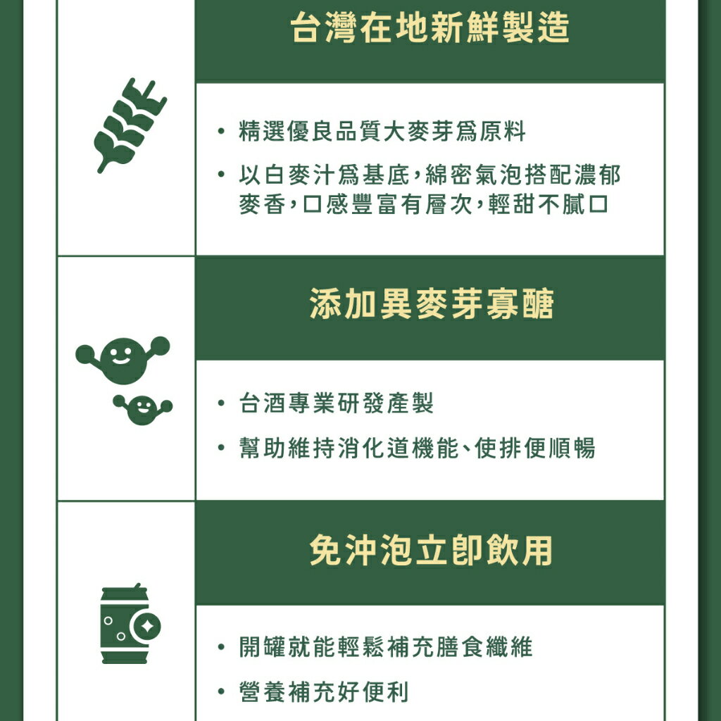 免運【台酒TTL】纖麥汁(全素) 箱裝 24罐/入 5