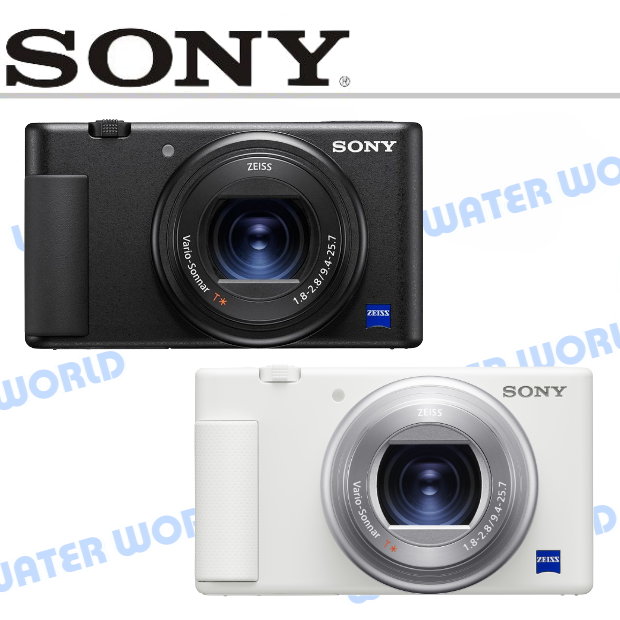 SONY Digital Camera ZV-1 錄影柔膚 ZV1 輕影音神手 麥克風插孔 公司貨【中壢-水世界】