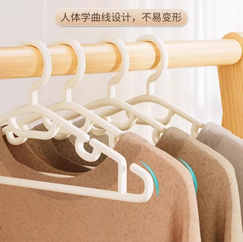 加粗塑膠衣架無痕家用掛衣服架學生宿舍用衣撐子晾曬衣掛鉤涼衣架【步行者戶外生活館】