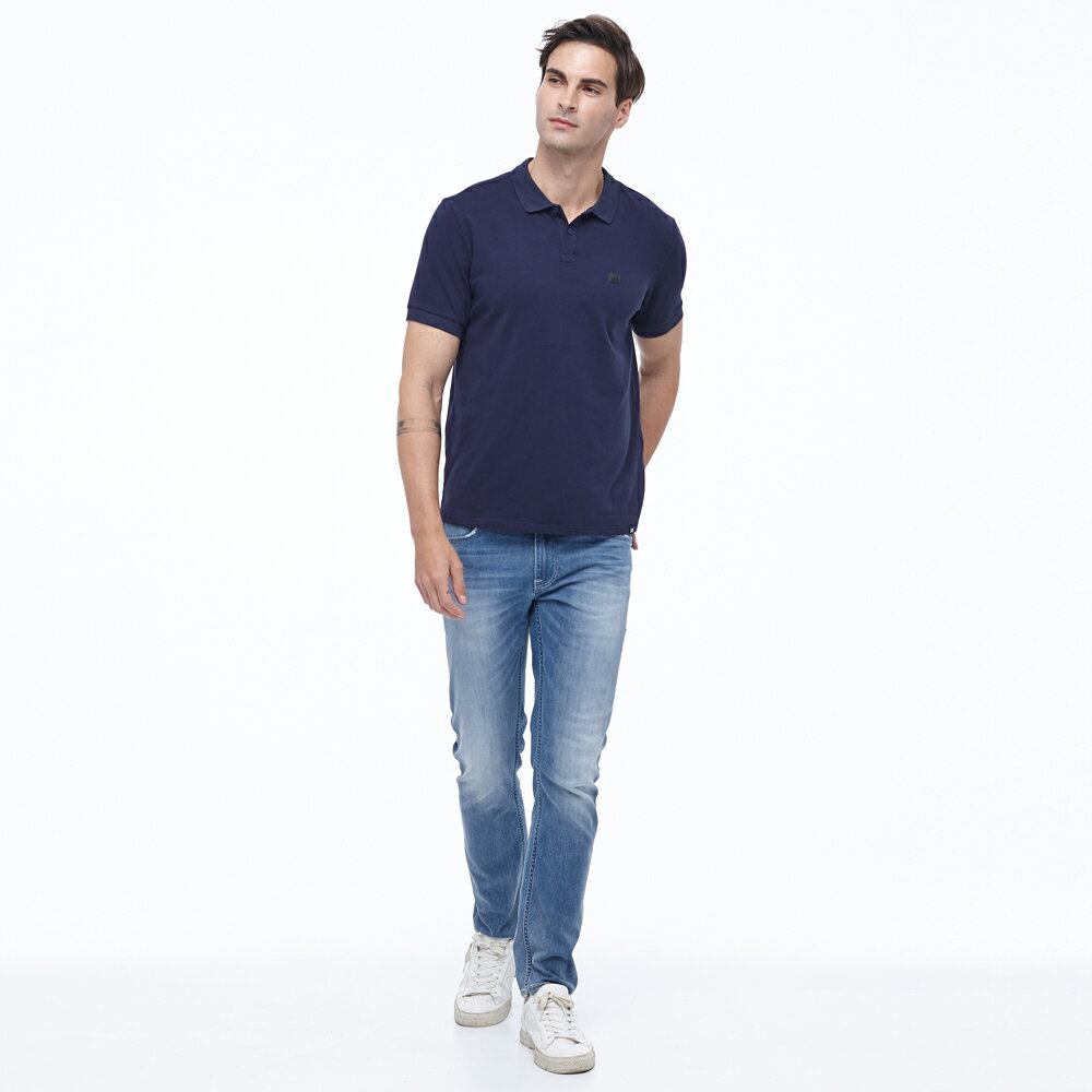 Lee 小Logo短袖POLO衫男款丈青| Lee Jeans tw直營店| 樂天市場Rakuten