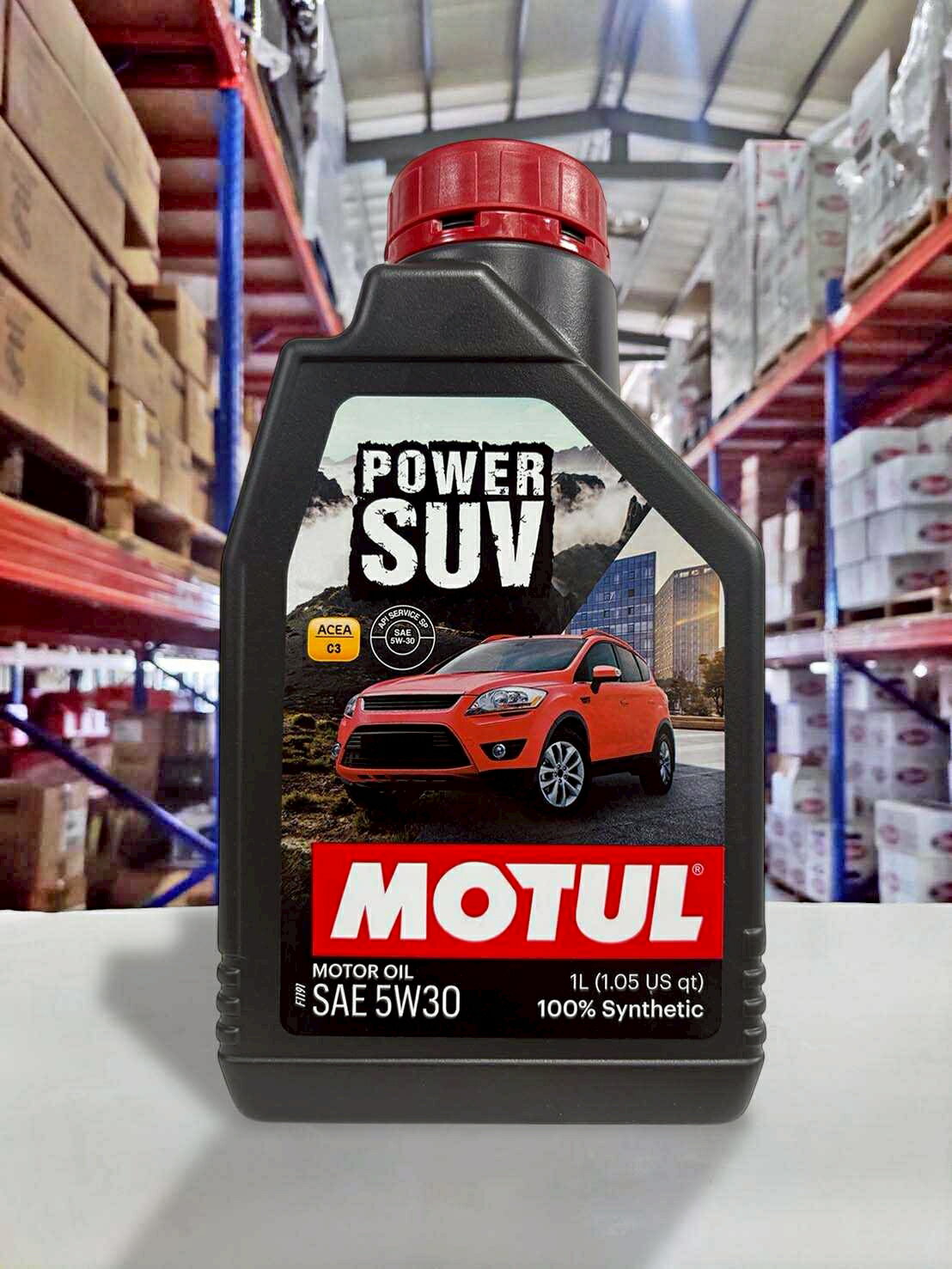 『油工廠』MOTUL POWER SUV 5W30 全合成 汽油 柴油 機油 SP C3 1L