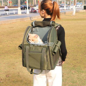 貓包外出便攜外帶雙肩貓咪包狗狗太空艙背貓包夏透氣寵物包可折疊