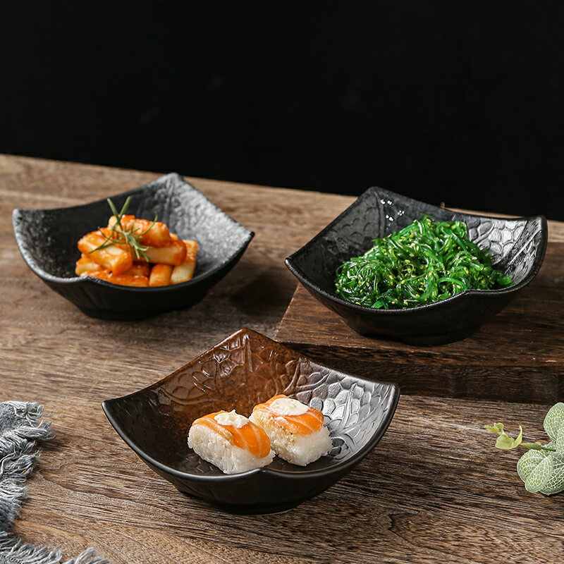 不規則創意盤子 裝菜盤碟日式餐廳飯店餐具陶瓷盤深盤甜品小吃盤
