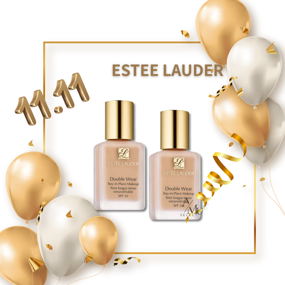 雙11限定-2入組【ESTEE LAUDER】 雅詩蘭黛 粉持久完美持妝粉底 SPF10/PA++30ml IU 盧秀燕 盧媽 同款｜雙11狂購節⚡專櫃 美妝 香氛 保養 凍齡收編 打造不老神肌
