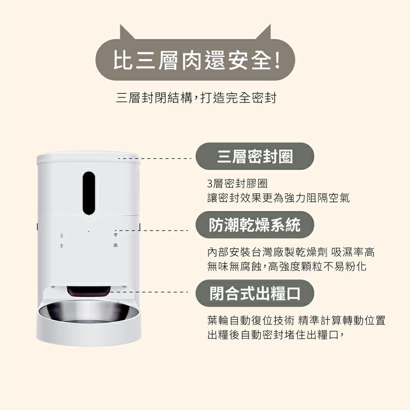 GC 餵不停 貓狗自動餵食器 寵物自動餵食器 可用APP mini餵食器 餵食機 智能遙控 視訊餵食器  貓咪餵食器 8