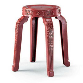 S-301 萬年凳 紅色 椅子 / 張