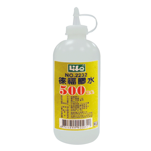徠福 NO.2232 膠水-500c.c / 盒