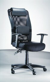 ND-013P 高顆粒背網椅 -黑色 辦公椅 / 張
