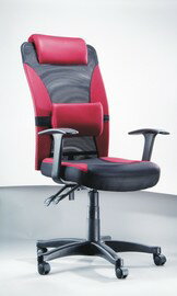 ND-013 高顆粒背網椅-紅色 辦公椅/ 張
