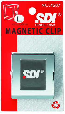 SDI 手牌 方型強力磁夾 (大) 45x50mm / 個 4287 1