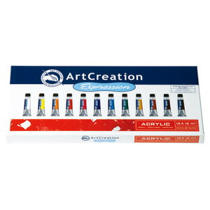 Art Creation Expression 9011712M 壓克力顏料 12色入 / 盒