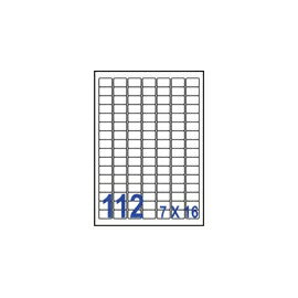裕德 U4211 電腦列印標籤112格25.4X16.9mm-100張入 / 包