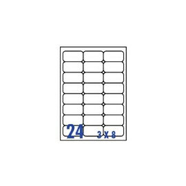 裕德 U4262 電腦列印標籤 24格64.6X33.8mm-100張入 / 包